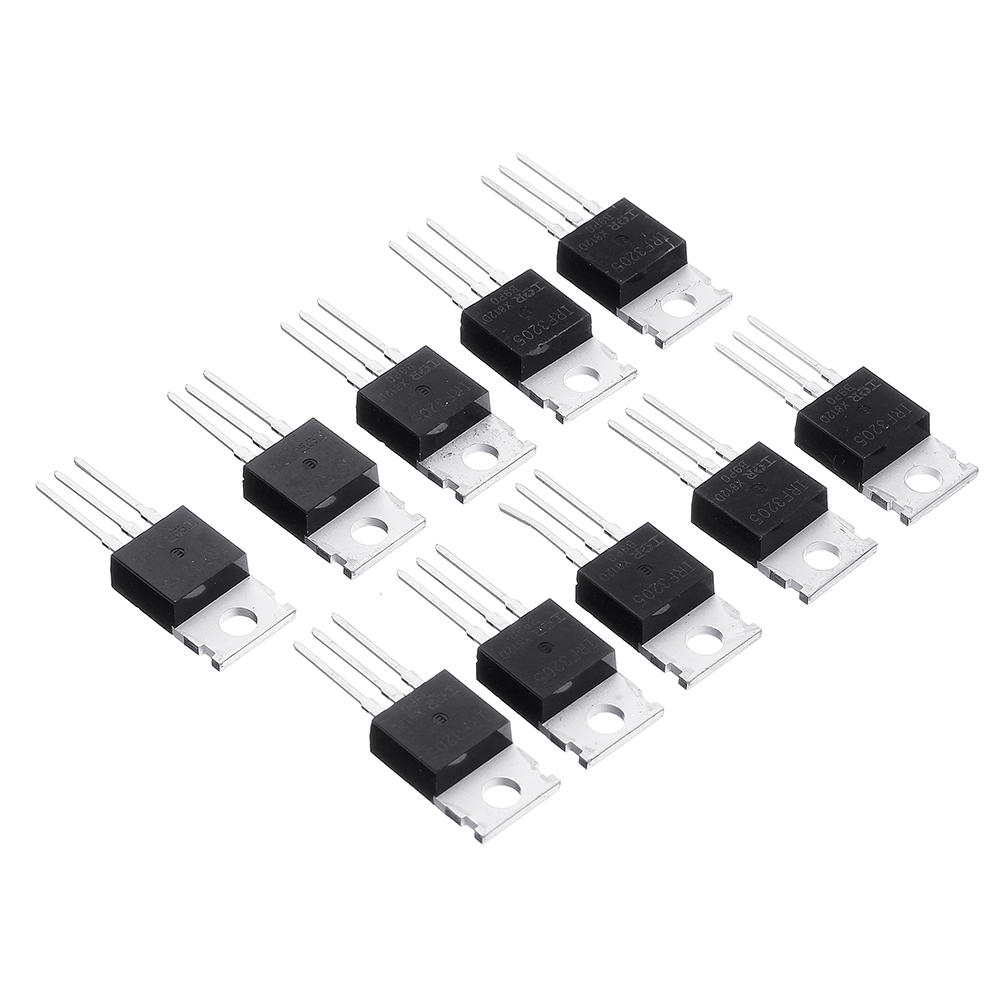 30 stuks irf3205 irf3205pbf mosfet mosft 55v 98a 8mohm 97.3nc to-220 transistor