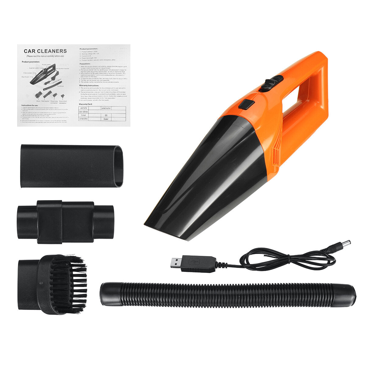 desktop mini handheld draadloos/bedraad optionele draagbare auto/huisstofzuiger