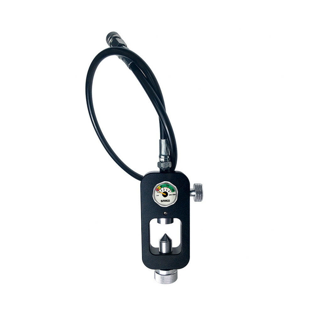 zwart s-02 scuba adapter duiken zuurstofcilinder opblaasbare accessoires