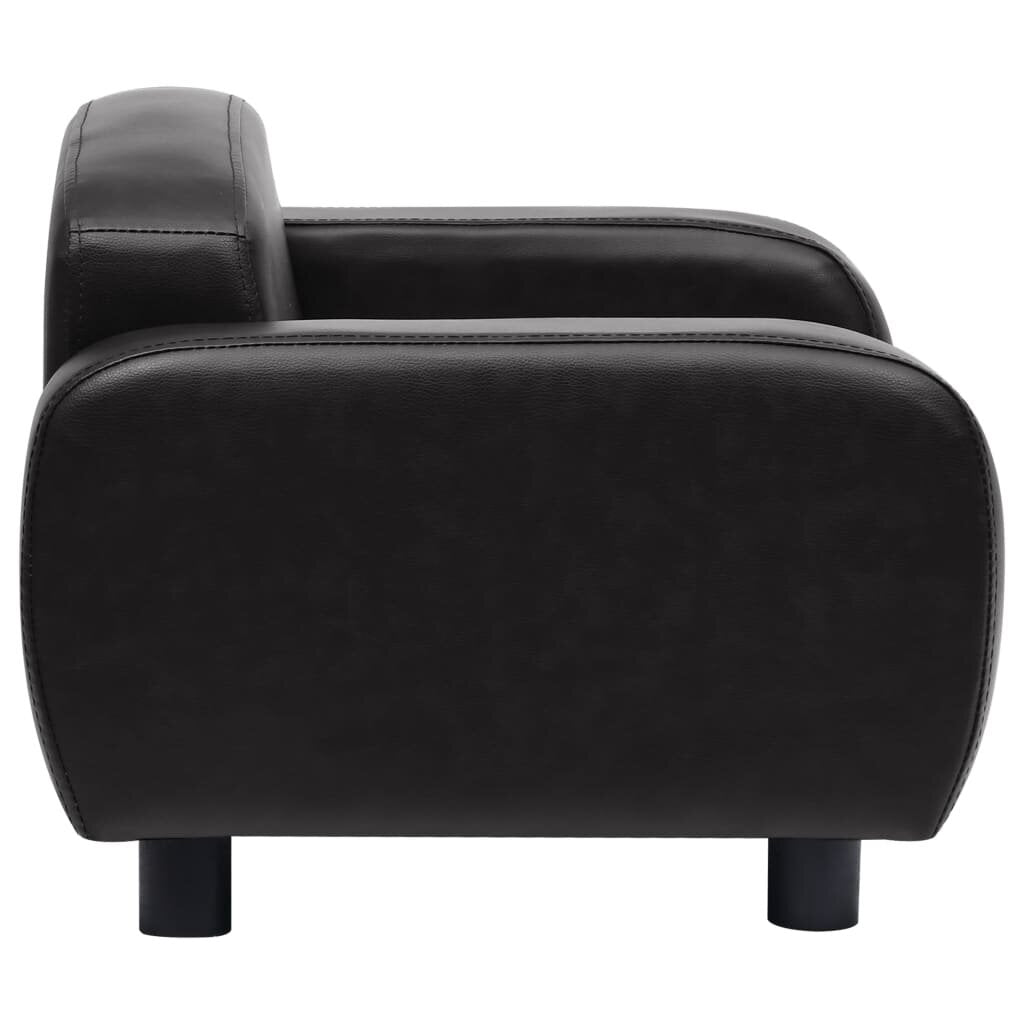 hondenbank zwart 31.5 x19.7 x15.7 kunstleer