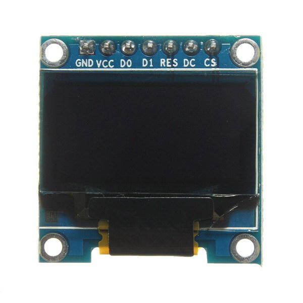5 stuks 7-pins 0.96 inch iic / spi seriële 128x64 witte oled-displaymodule