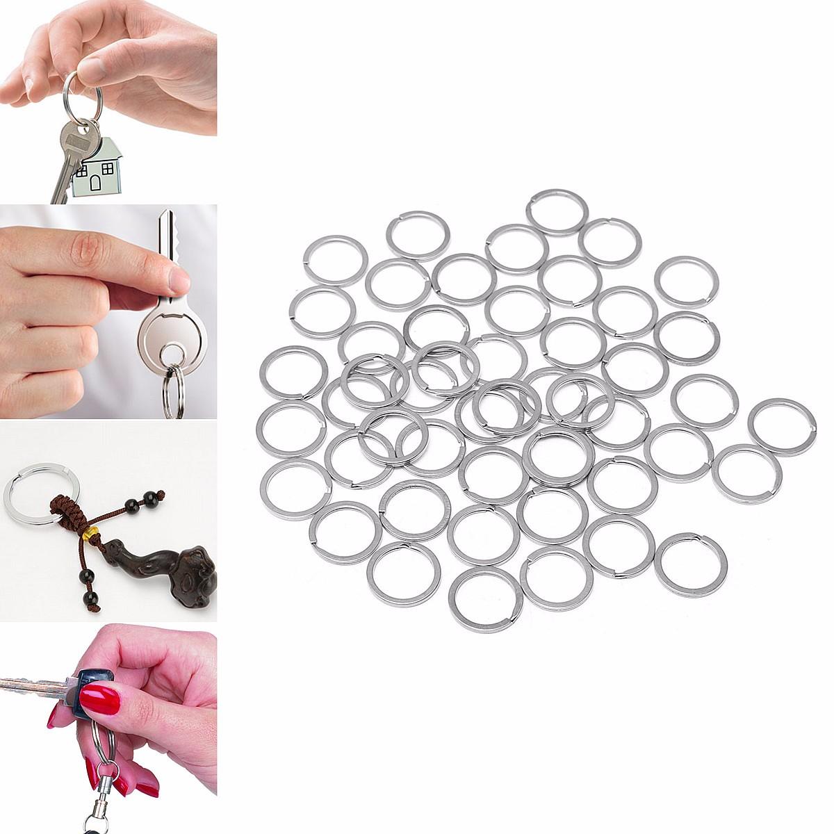 50 stuks 25mm split sleutelring sleutelhanger metalen houder zonder ketting dhz craft