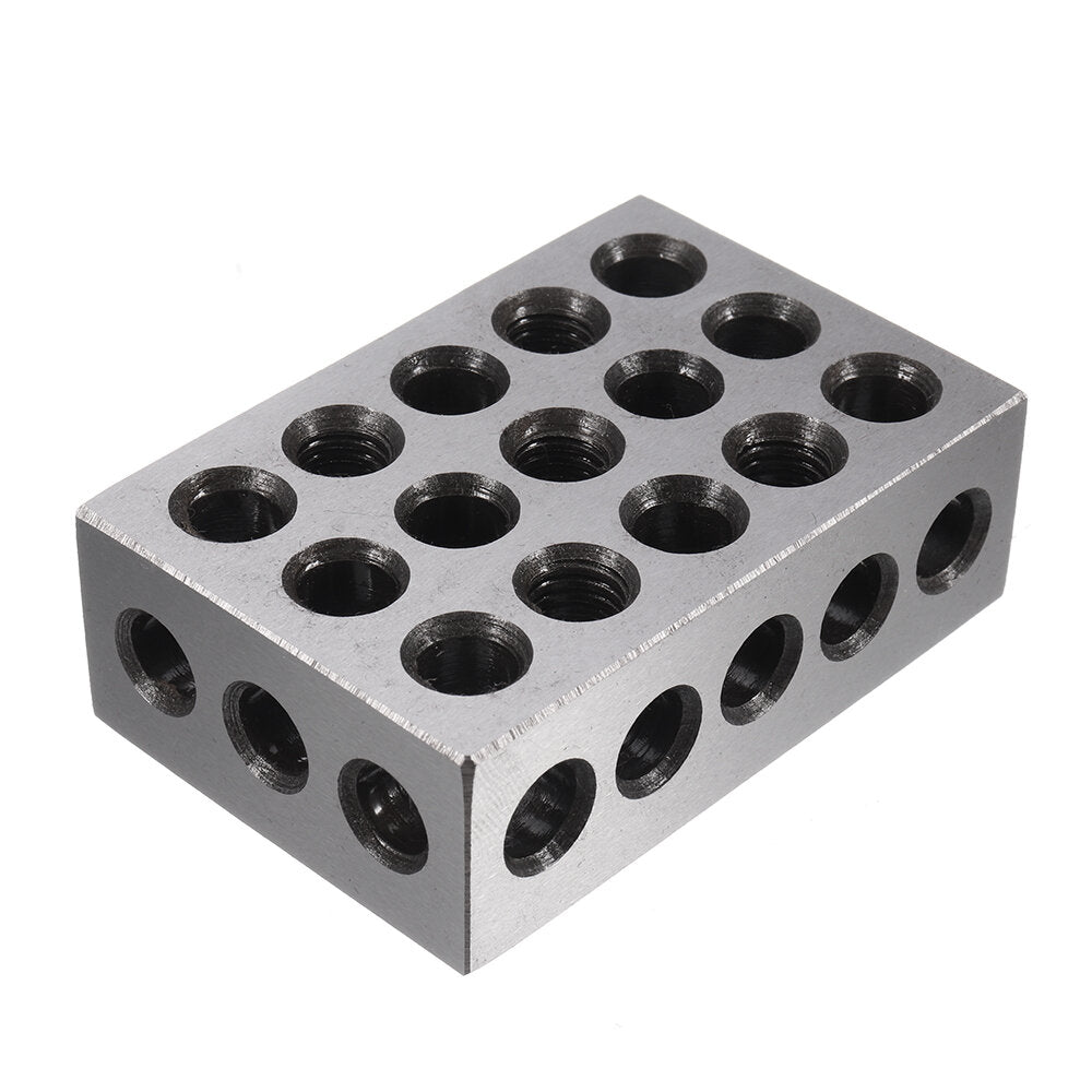 2 stuks 25x50x75mm blokken 23 gaten parallel klemblok draaibank gereedschap precisie 0.005mm