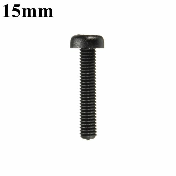 m3nh4 m3 nylon schroefbout zwart ronde phillips-schroefmoer nylon pcb-afstandhouderassortiment 5-25 mm 20st