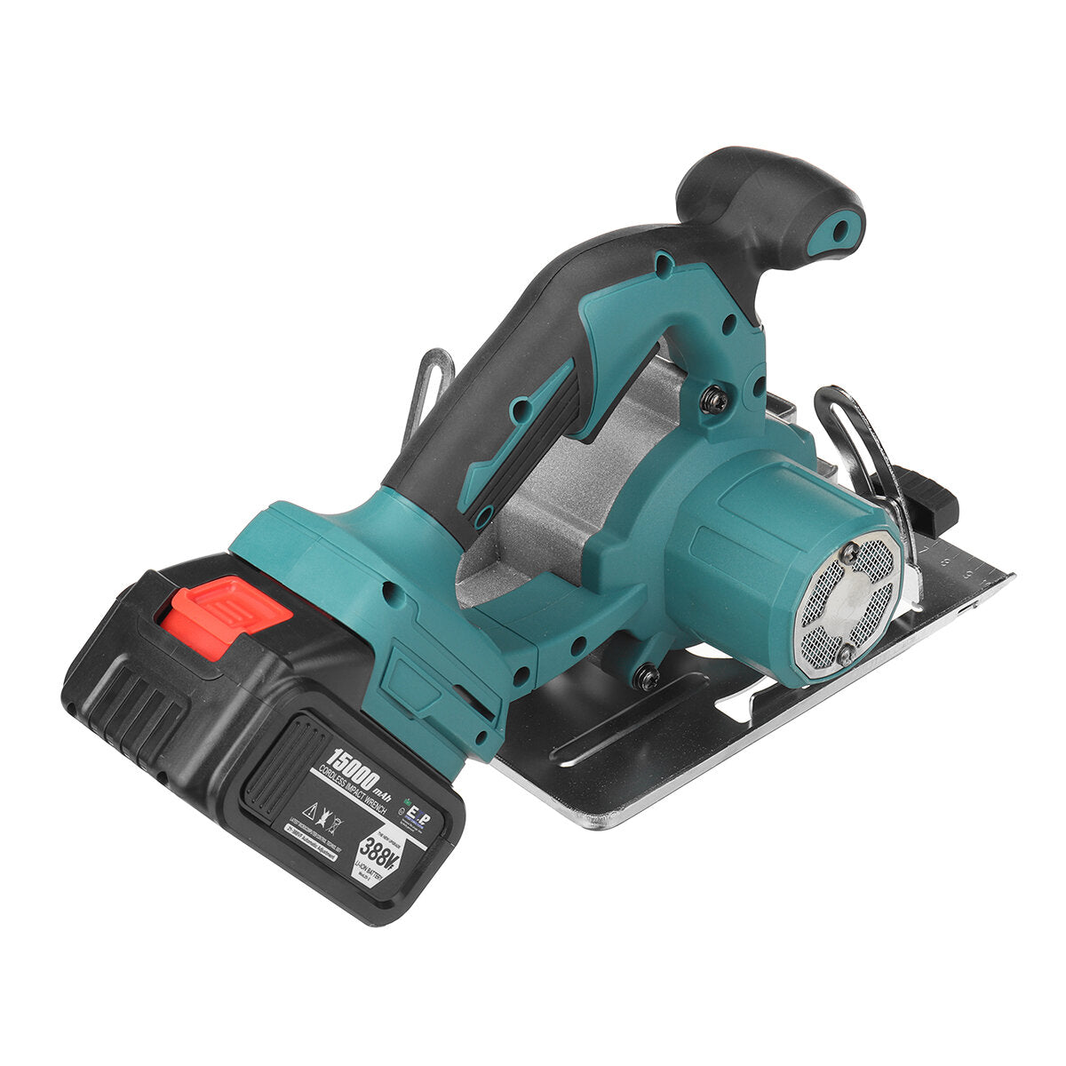 388vf elektrische cirkelzaag houtbewerking hout houtsnijder w / geen / 1/2 batterij voor makita