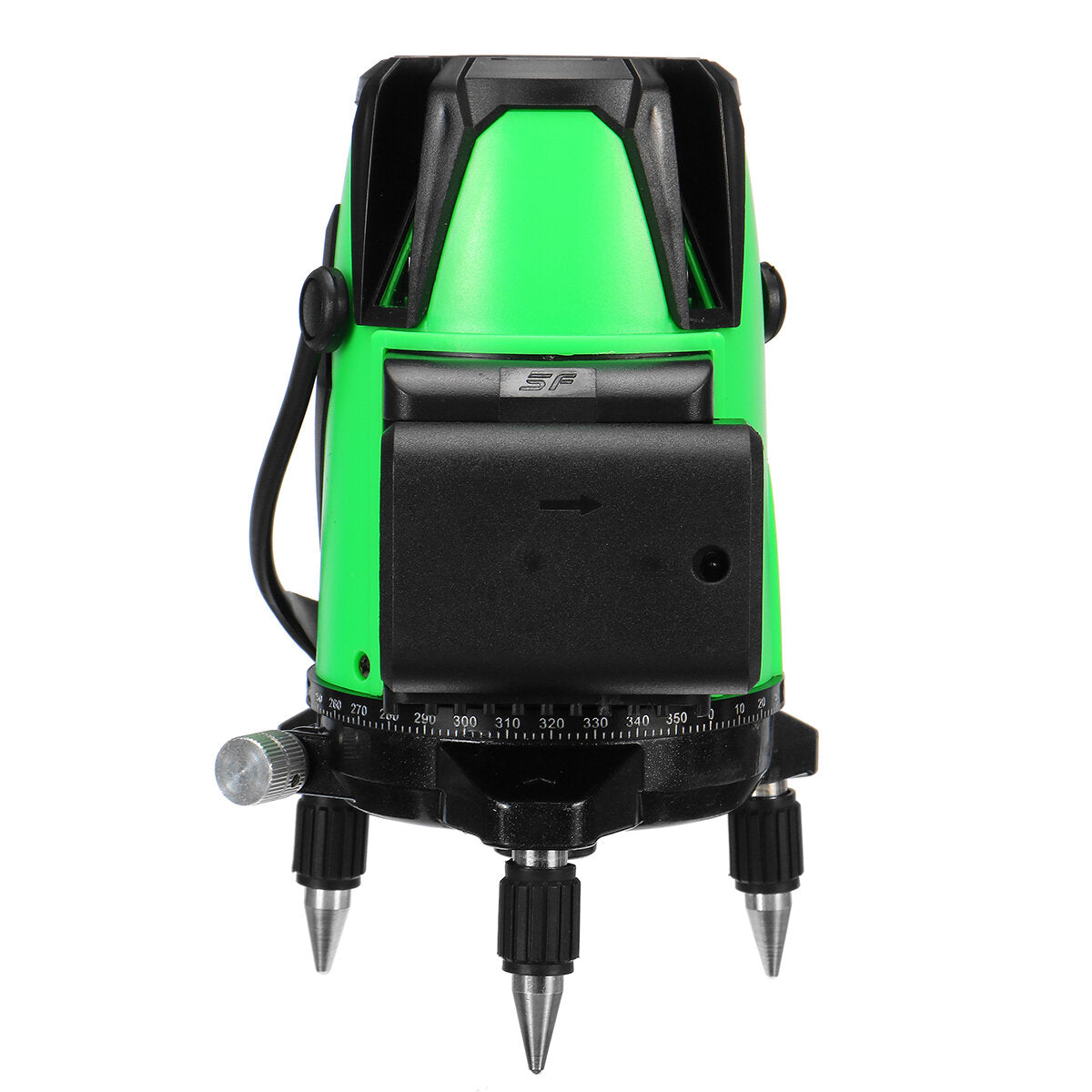 5-lijns laserniveau groen licht zelfnivellerend 3d 360 graden roterend kruis meetgereedschap