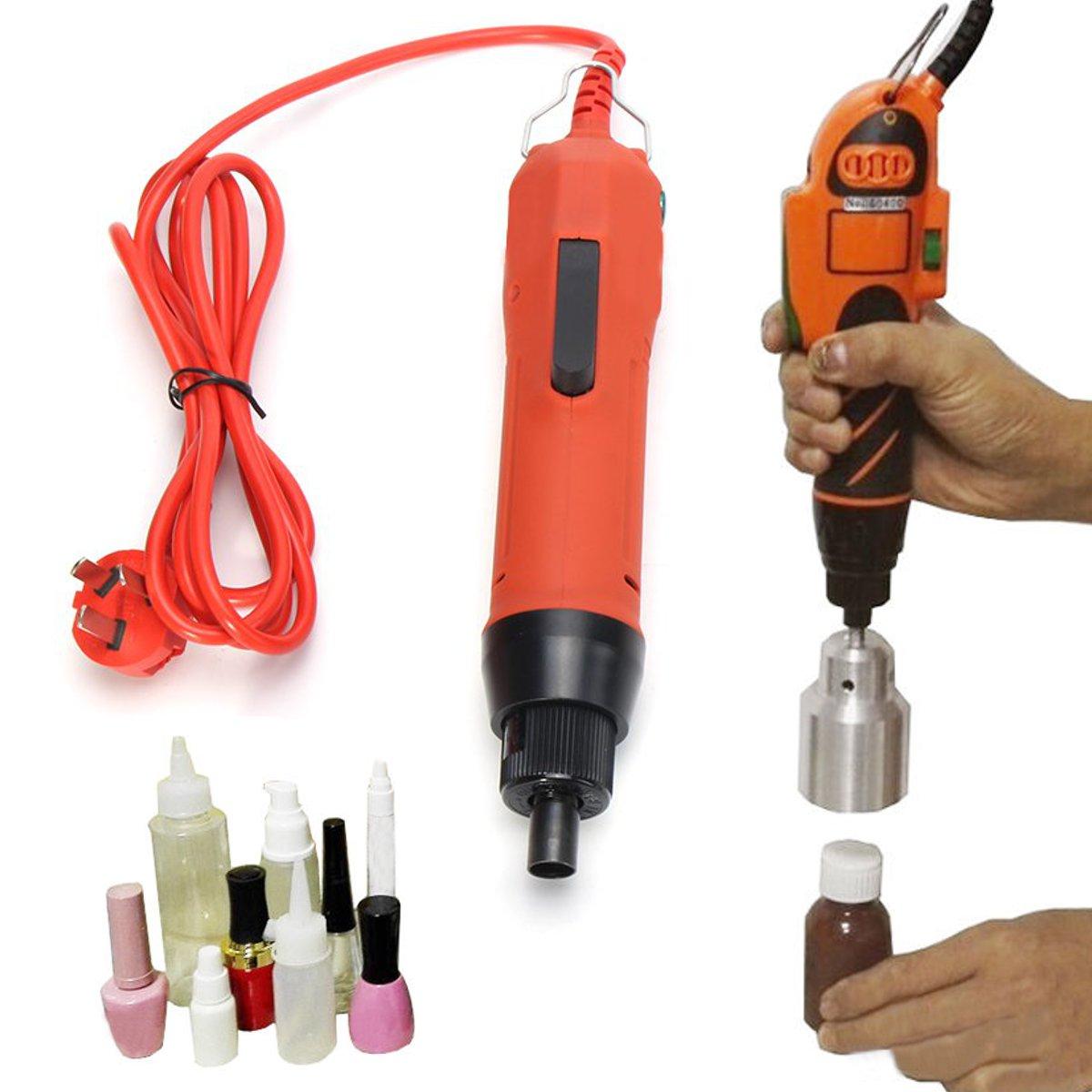 220v handheld elektrische boor fles capping machine cap sealer seal ring machine