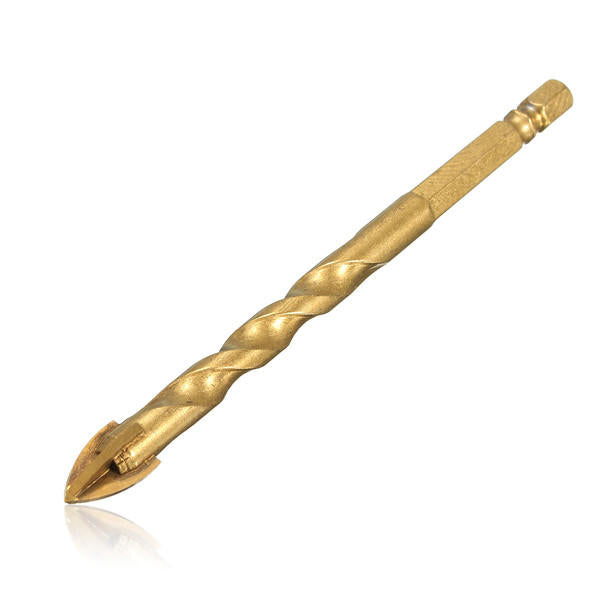 hex shank tegel glas cross spear head lange boor 6/8/10/12mm met tungsten carbide tip