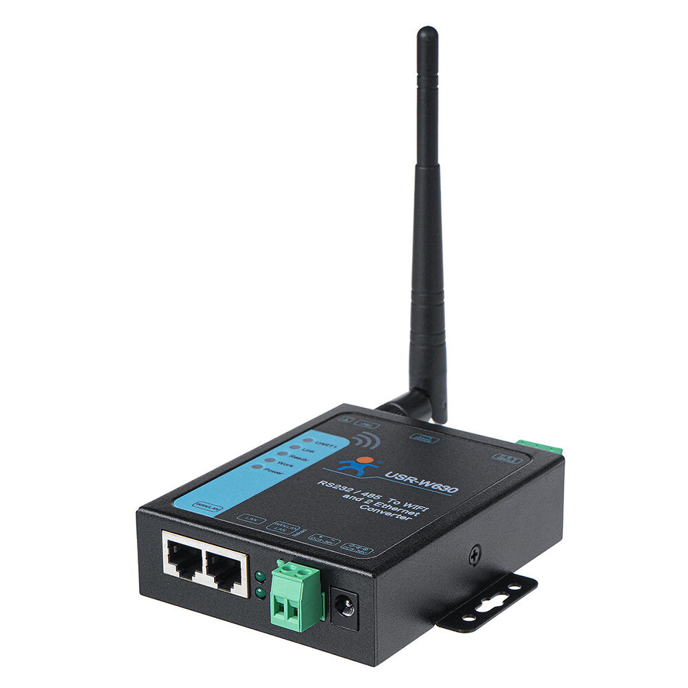 dubbele netwerkpoort wifi seriële server rs485/232 seriële poort naar wi-fi ethernet usr-w630