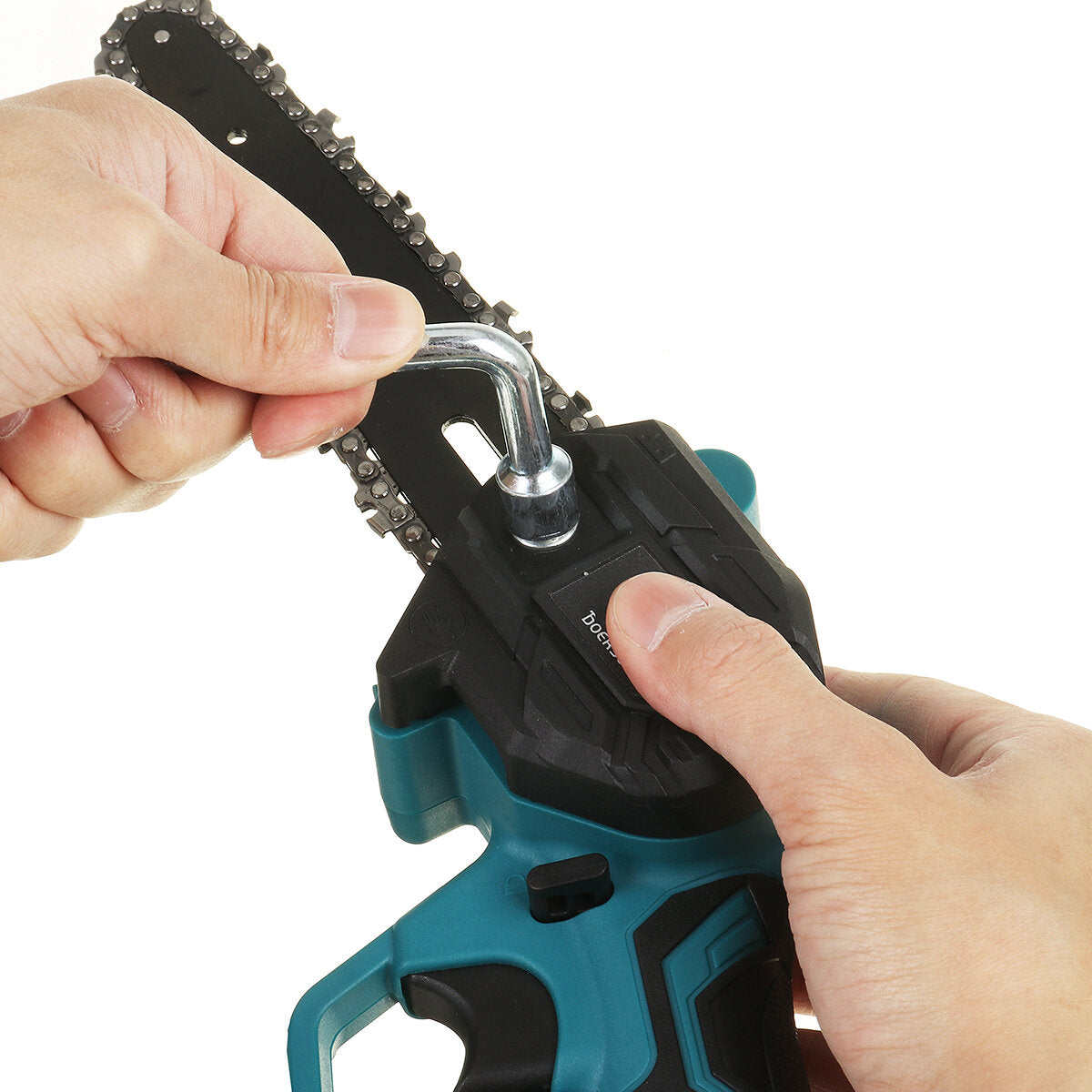 1000w 6inch one hand draadloze elektrische kettingzaag hout mini cutter saw houtbewerking w/1 of 2 batterij voor makita18v
