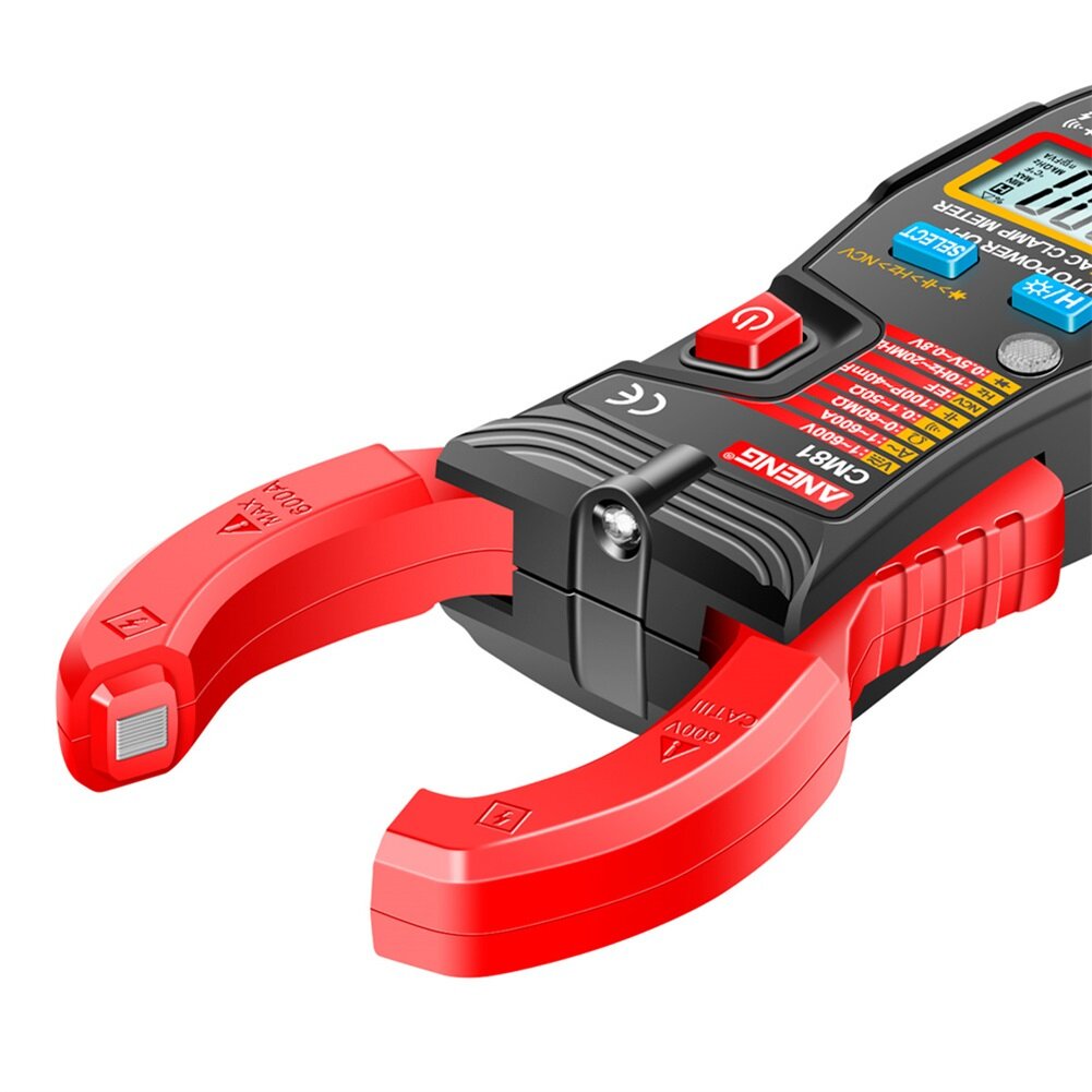 aneng cm81 6000 telt auto range ncv digitale stroomtang dc/ac spanning stroom weerstand frequentie capaciteit tester
