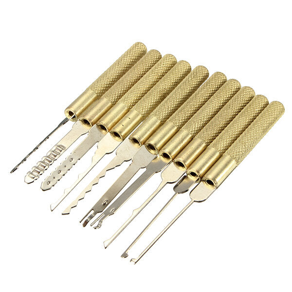 18 stuks dimple lock pick tools combinatie deuropener slotenmaker tool