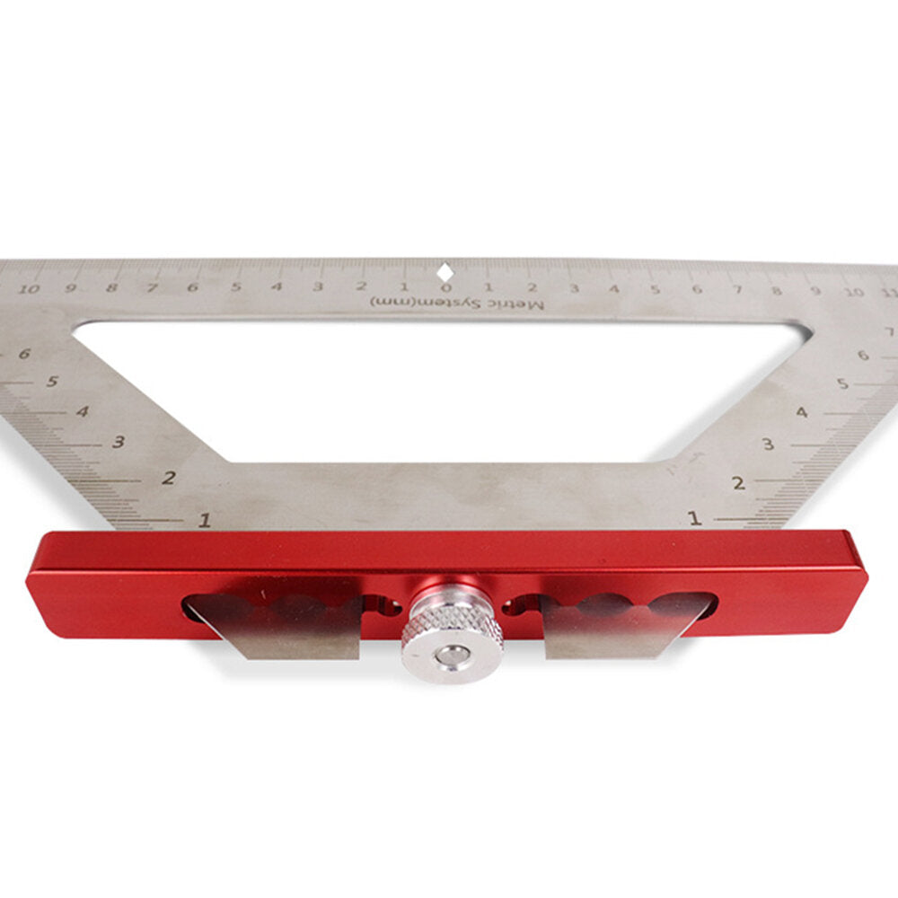 140mm rvs inch houtbewerking driehoek heerser multifunctionele schrijfhoek heerser voor diy