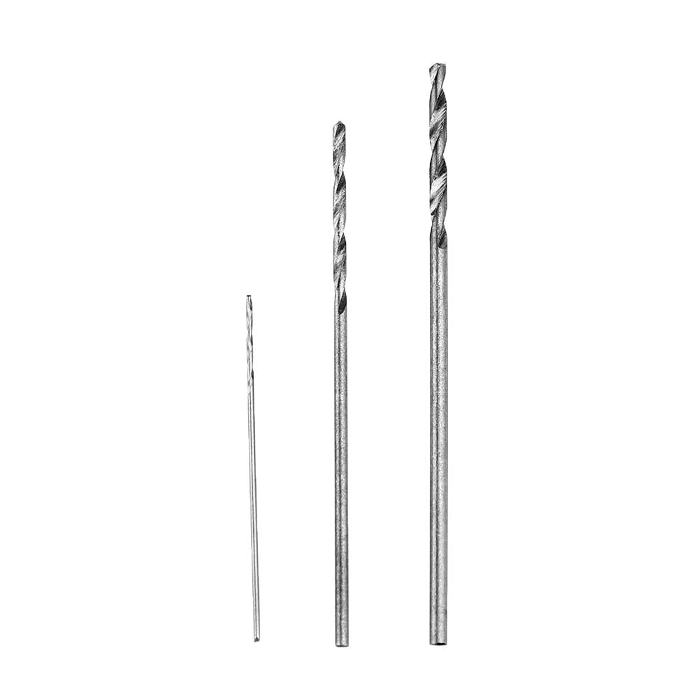 10 stuks 0.4-2.0mm boor hss hoge snelheid stalen rechte schacht spiraalboor voor hand spiraalboor