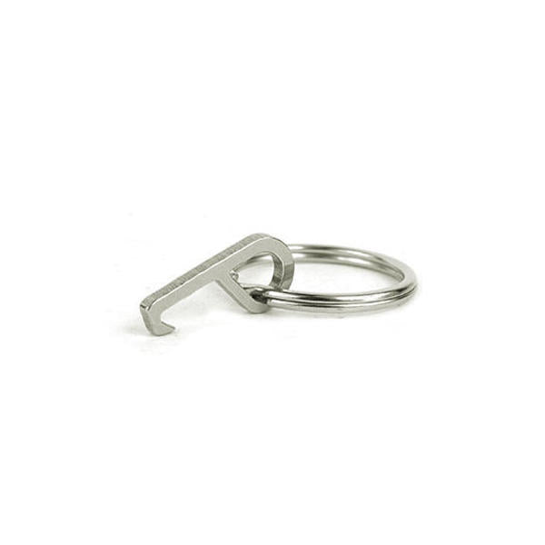 mini roestvrij staal haak flesopener edc gadget met sleutelhanger