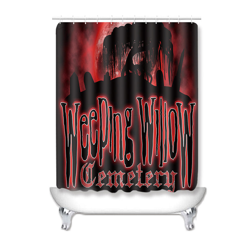 halloween douchegordijn wc soft fluwelen antislip keukenmat type 8