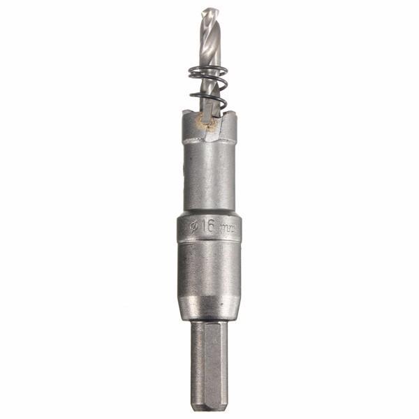 15 mm - 24 mm carbide punt metaalsnijder gatenzaag met moersleutel / spiraalboor