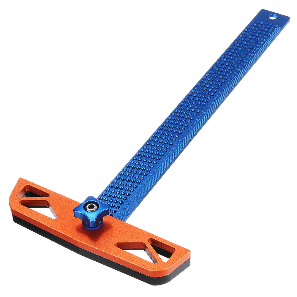 300 / 400mm verstelbare hoek houtbewerking t liniaal gatpositionering gekruiste markering gauge scriber meetgereedschap