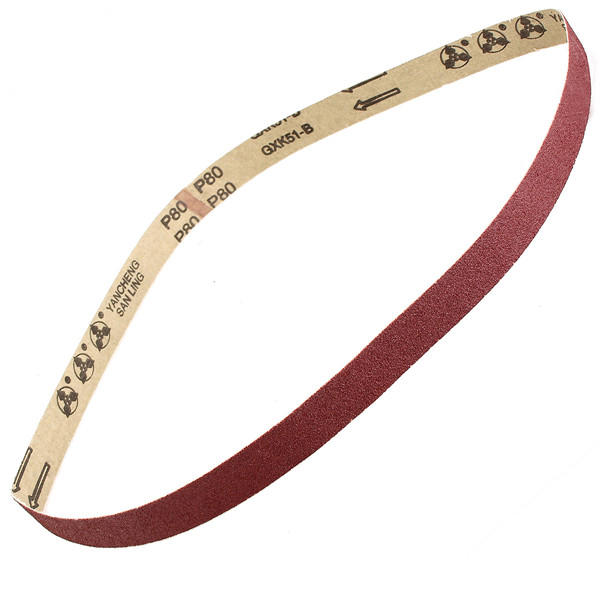 25x1067mm 80 grit schuurband aluminiumoxide slijpen polijsten schuurband