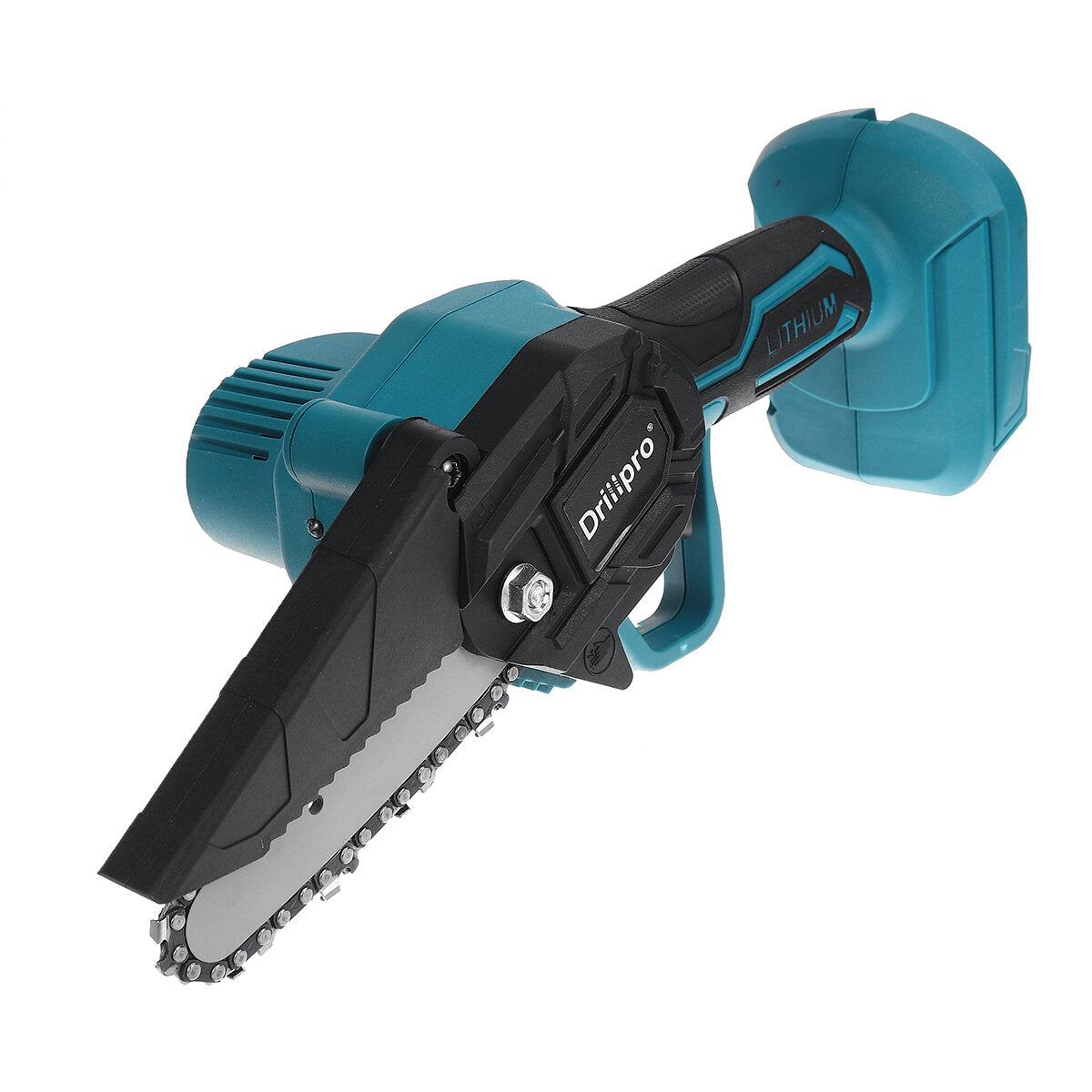 4 inch elektrische kettingzaag mini draadloze 550 w eenhandige zaag houtbewerking houtsnijder w / 1 st of 2 stuks batterij voor makita