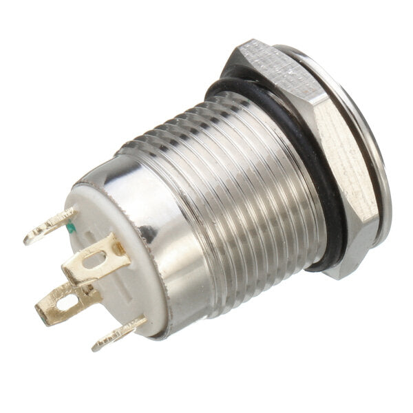 excellway  12v 4-pins led metalen drukknopschakelaar momentary power switch waterdicht