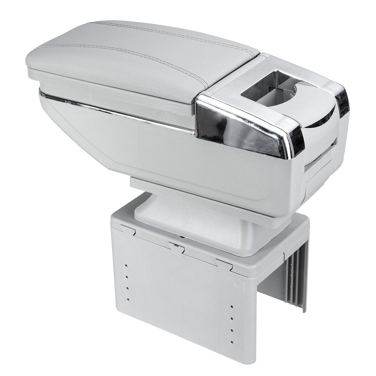 50 * 19 * 22cm universele armleuning autoarmsteun middenconsole draaibare pu lederen opbergdoos