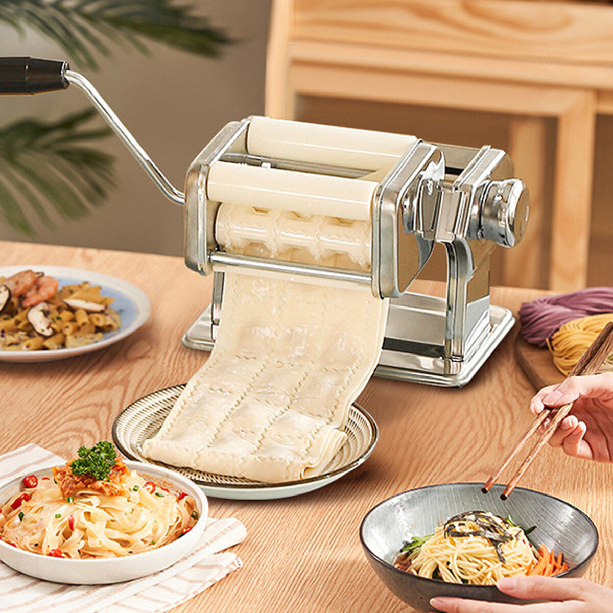 huishoudelijke multifunctionele automatische pasta maker groente noodle persmachine knoedel spaghetti cutter noedels deeg blender