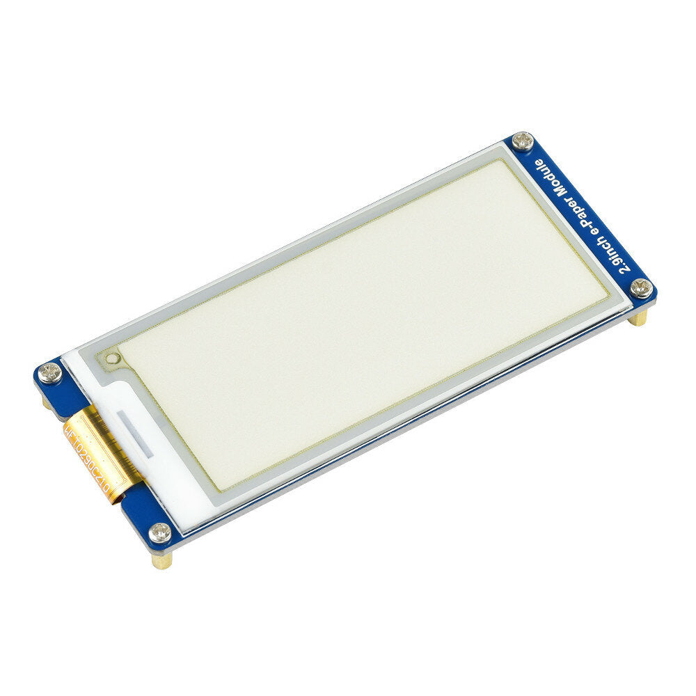 waveshare 2.9-inch inktscherm e-ink-display 296 × 128 resolutie zwart geel wit driekleuren e-papiermodule