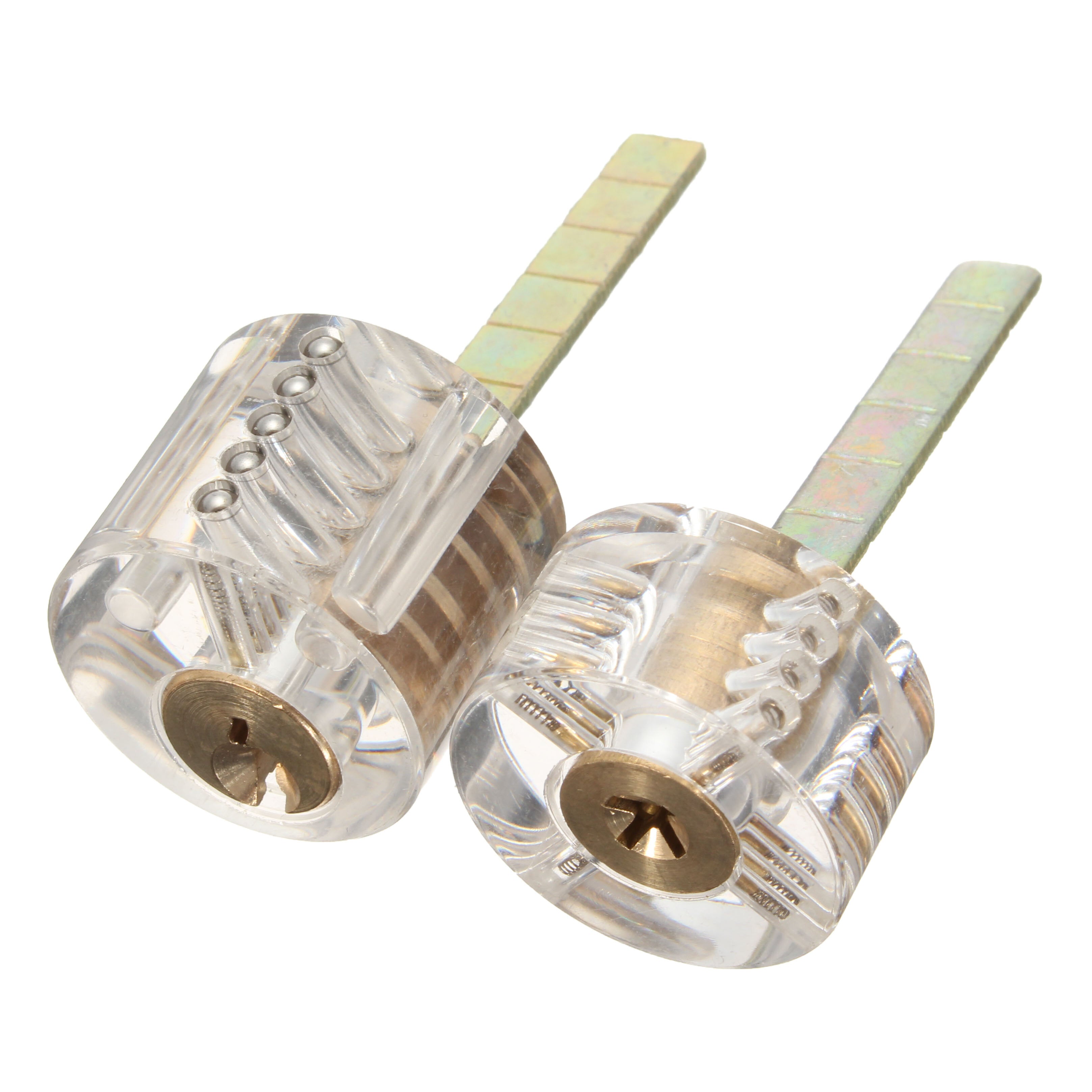 6.2x2.8 cm transparante metalen slotenmaker transparante praktijk cross lock