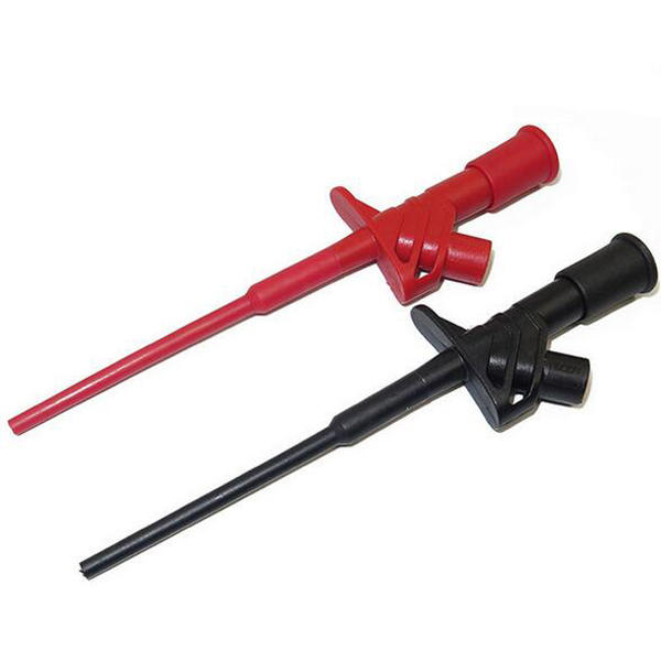p5004 2 stuks professionele geïsoleerde snelle test haak clip hoogspanning flexibele testprobe 4mm