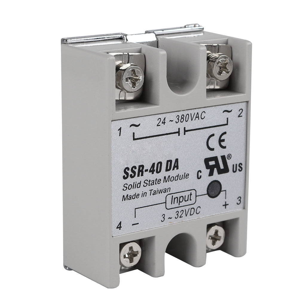 24v 40a single phase ssr-40 da solid state relais module voor 3d-printer onderdelen