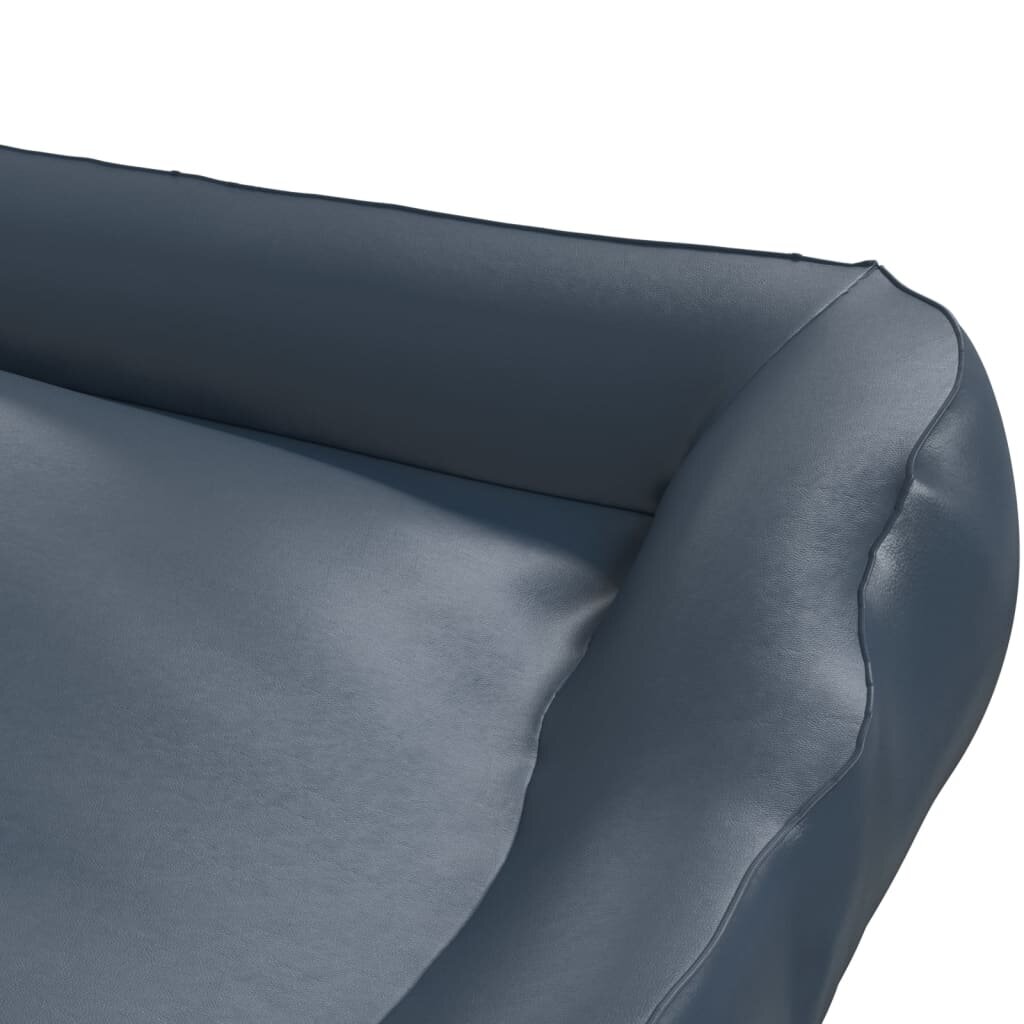 hondenmand 80x68x23 cm kunstleer donkerblauw