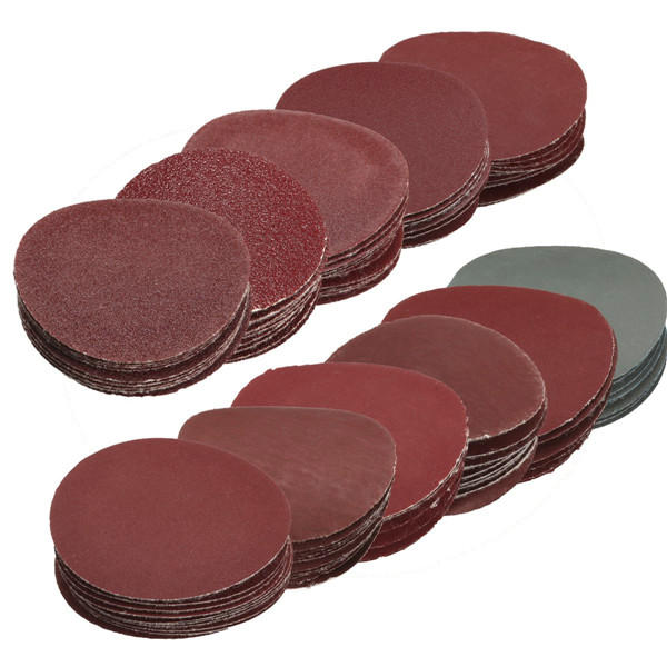 10 stuks 2 inch 80-3000 grit schuurschijven 50mm schuurschijven schuren polijstpads set: