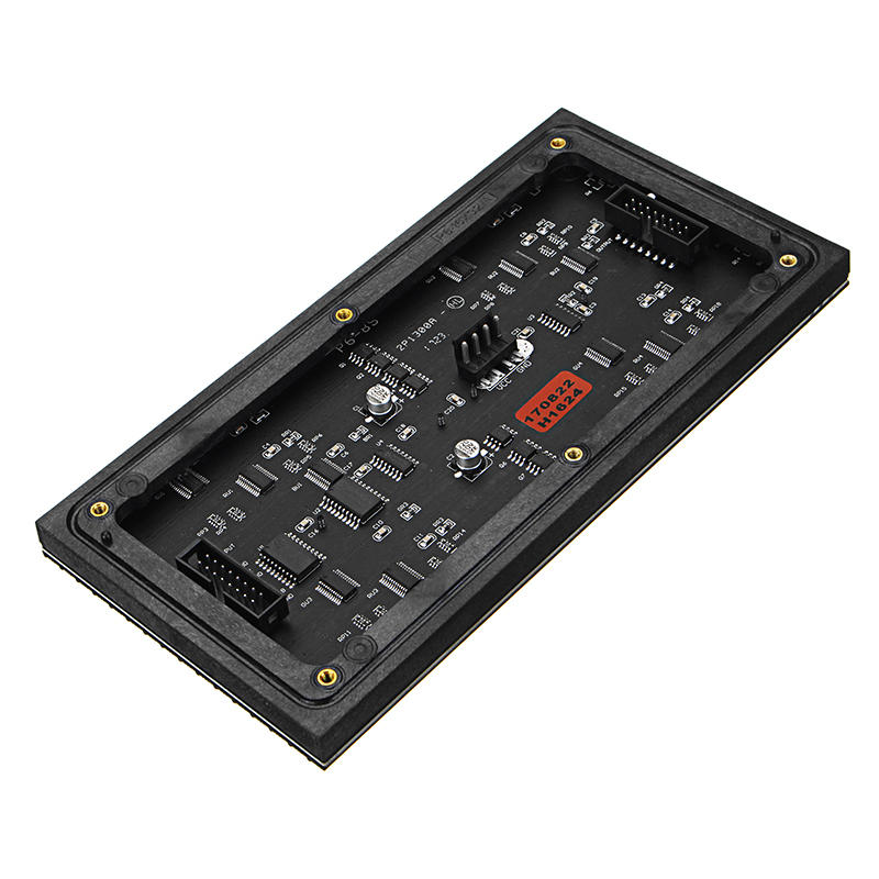 16x32 colorful multifunctionele klok muziek spectrum led-verlichting display gemonteerd dot matrix board