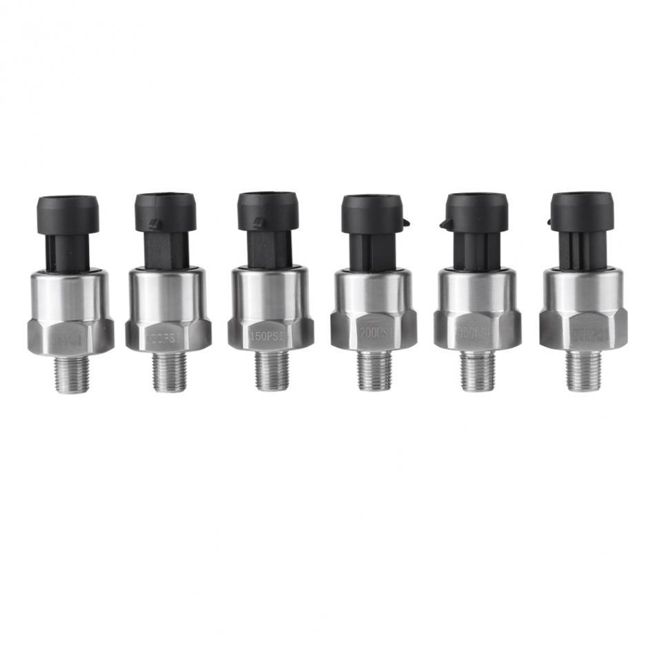 dc 5v 1 / 8npt draaddruksensor zender transducer zender sensor voor diesel diesel lucht water roestvrij staal