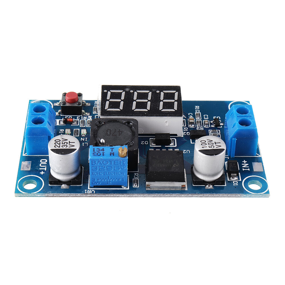 lm2596 dc-dc spanningsregelaar instelbare step-down voedingsmodule met display