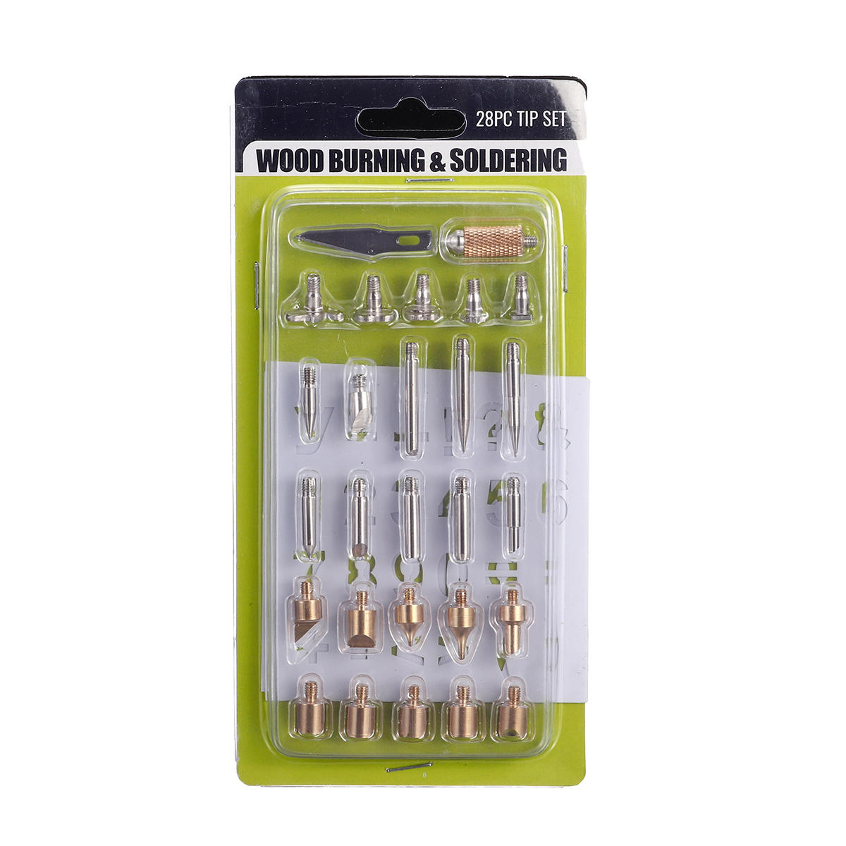 101 stuks elektrische soldeerbout kit dhz houtgestookte pen carft tool pyrography tool set: