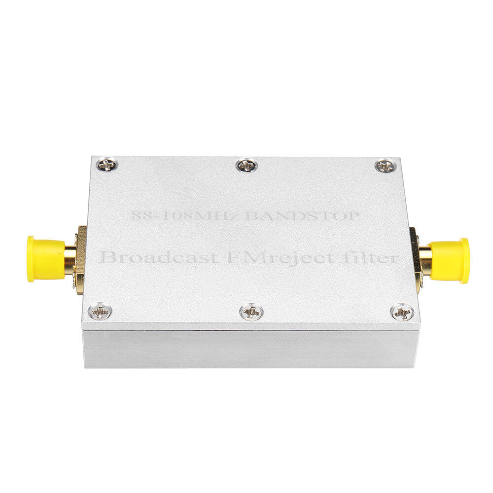 88-108mhz bandstopfilter rtl-sdr bloguitzending met mannelijke fm-connector naar sma mannelijke connector