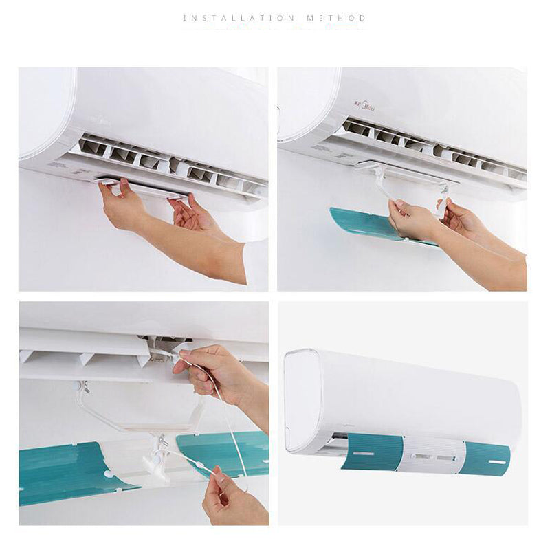 54-70cm verstelbare voorruit airconditioning deflector baffle anti-win ...