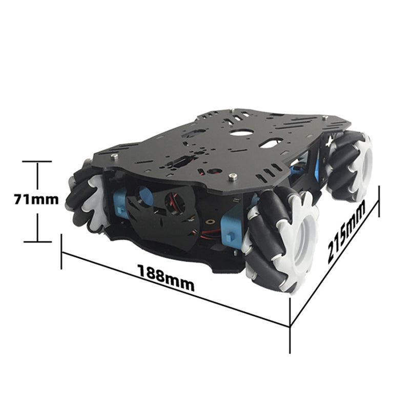 mecanum wheel robotic arm trolley handling smart car