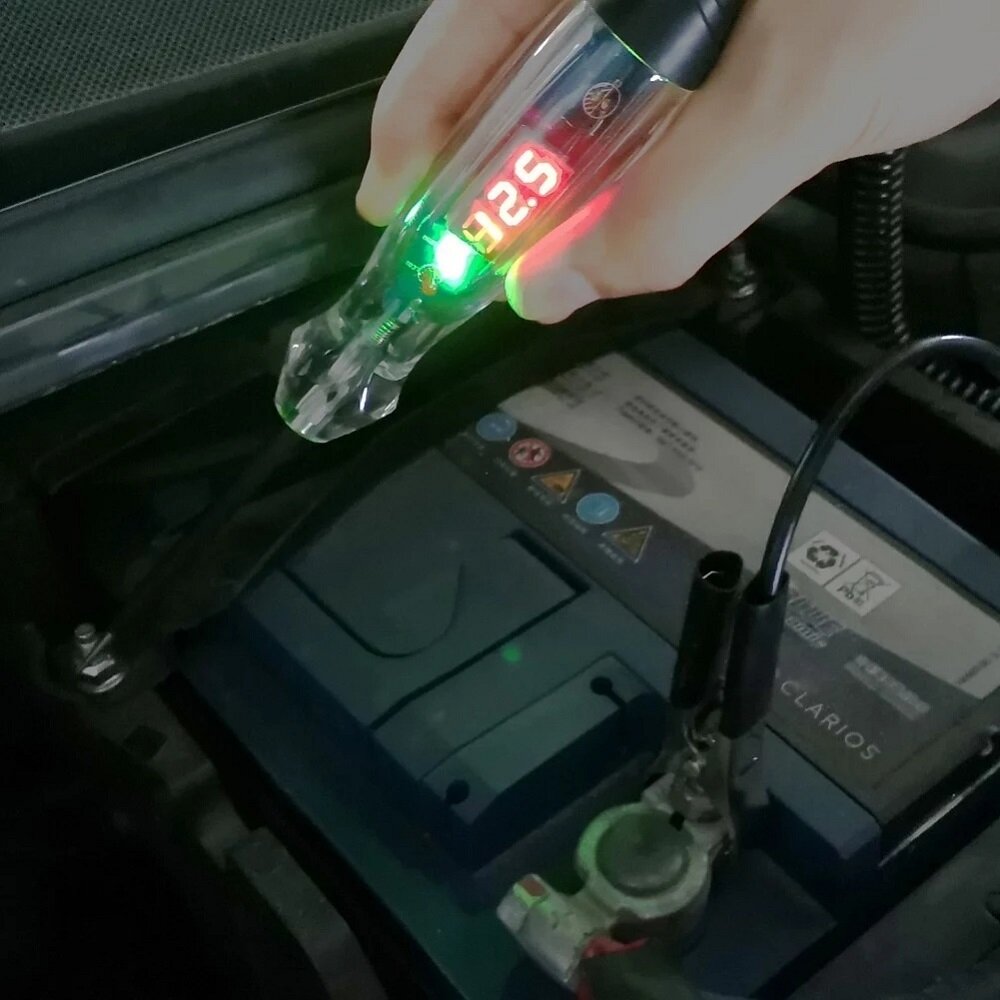 3-60v ns836 led digitale display bidirectionele spanningstester handheld draagbare auto circuit tester automotive onderhoud testen tool