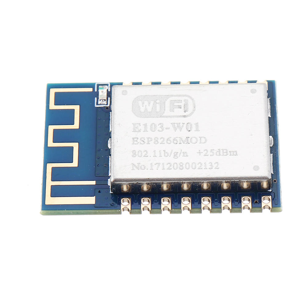 e103-w01 wifi esp8266ex 2.4 ghz 100 mw pcb-antenne iot uhf draadloze transceiver esp8266 zender en ontvanger rf module