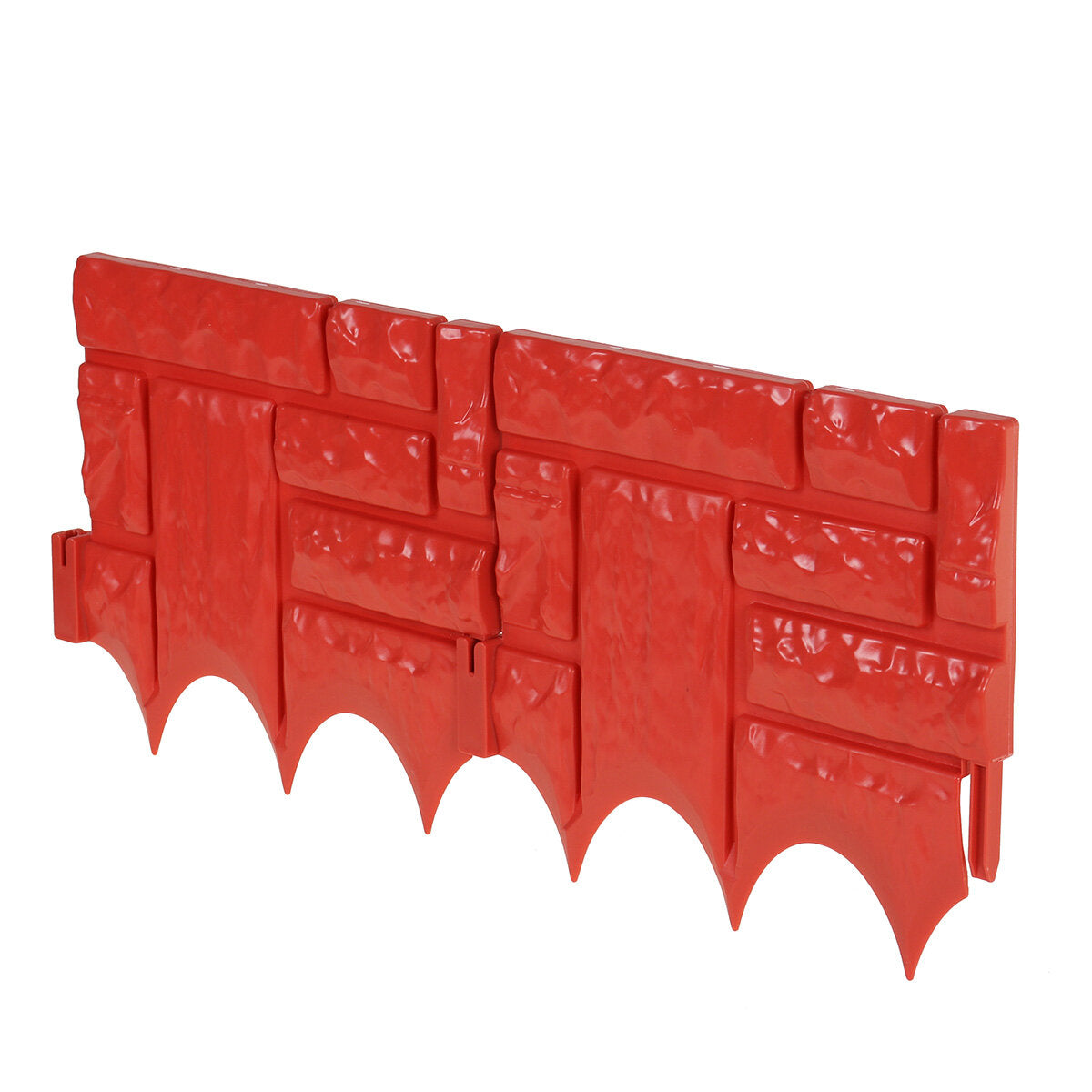 5 stuks plastic tuinhek panelen tuinhekwerk gazon rand plant grens hek