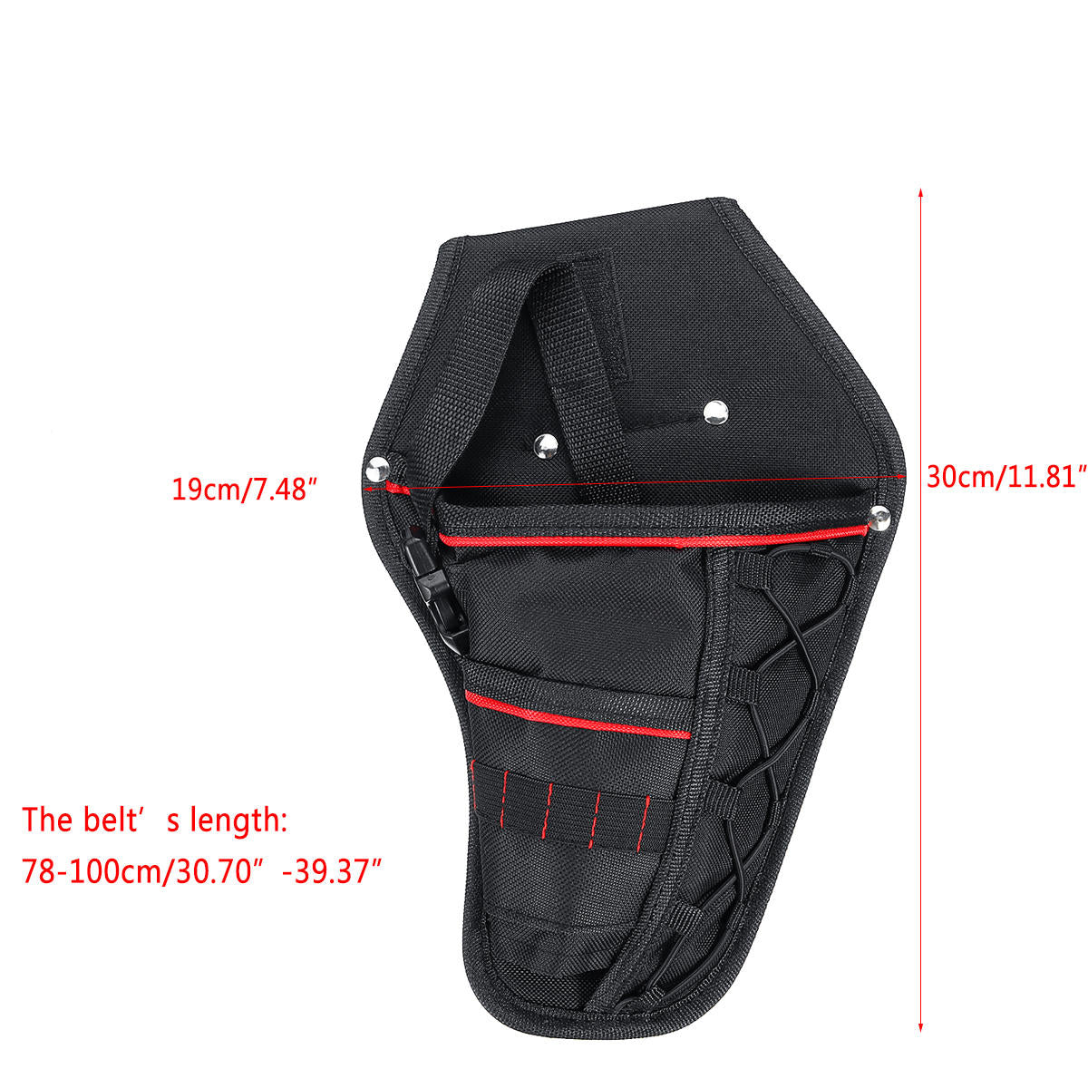 elektricien taille zak gereedschap riem pouch tas boor schroevendraaier kit gereedschapshouder