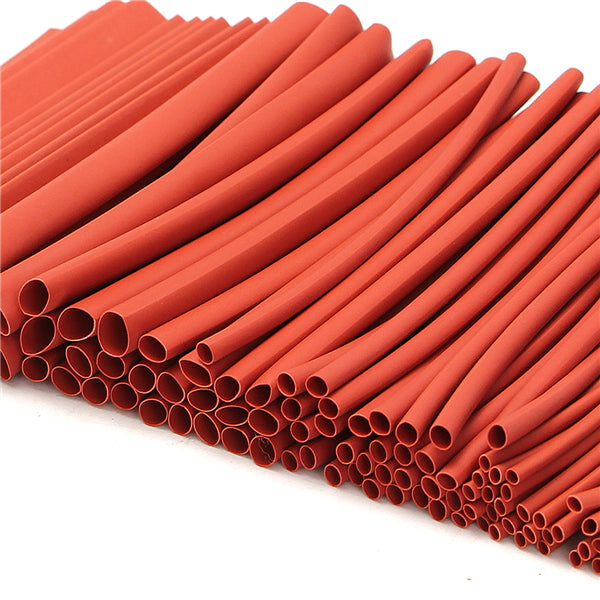 100 stuks polyolefine 2: 1 halogeenvrije warmteschrinkbuisset 6 maten 7 kleuren