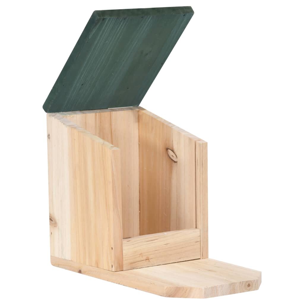 eekhoornhuisjes 4 stuks sparhout