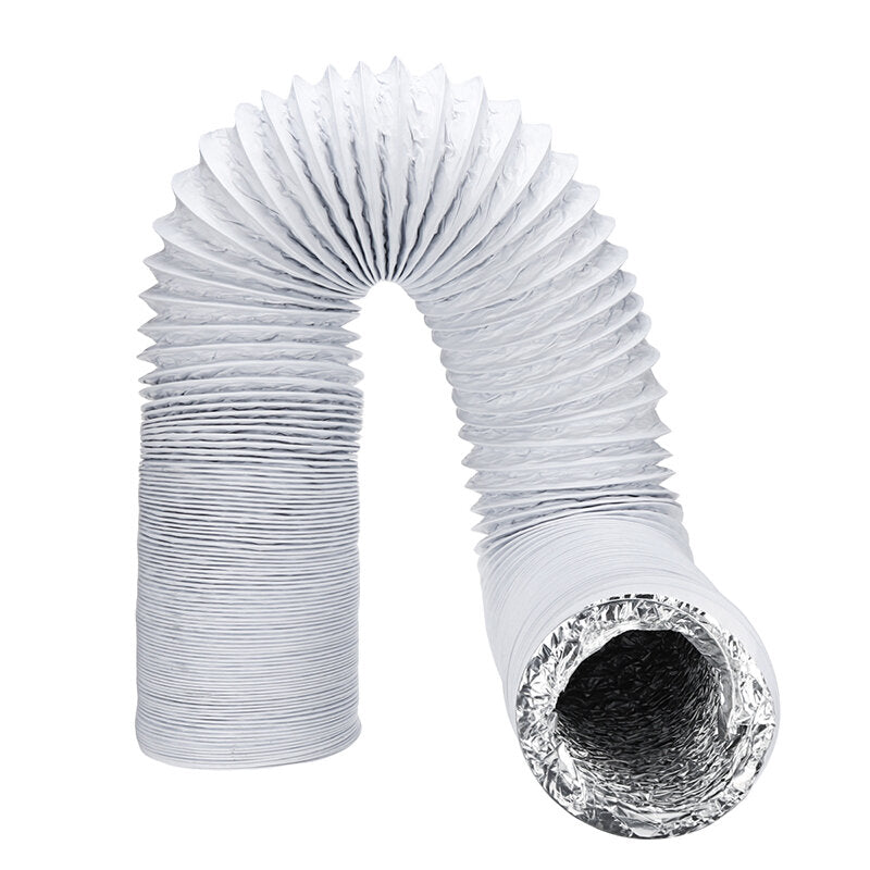 4 inch diameter pvc aluminiumfolie dubbellaagse rookbuis 4.92-26.25ft flexibele uitlaatopening telescopische slang