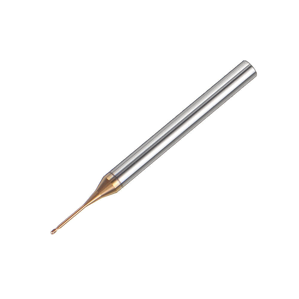 r0.4 2 fluiten kogelneus lange nek frees hrc60 cnc diepe inkeping frees: