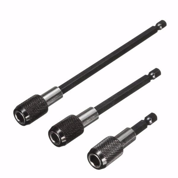 1/4 inch hex shank schroevendraaier bithouder 60/100/150mm drijfstang