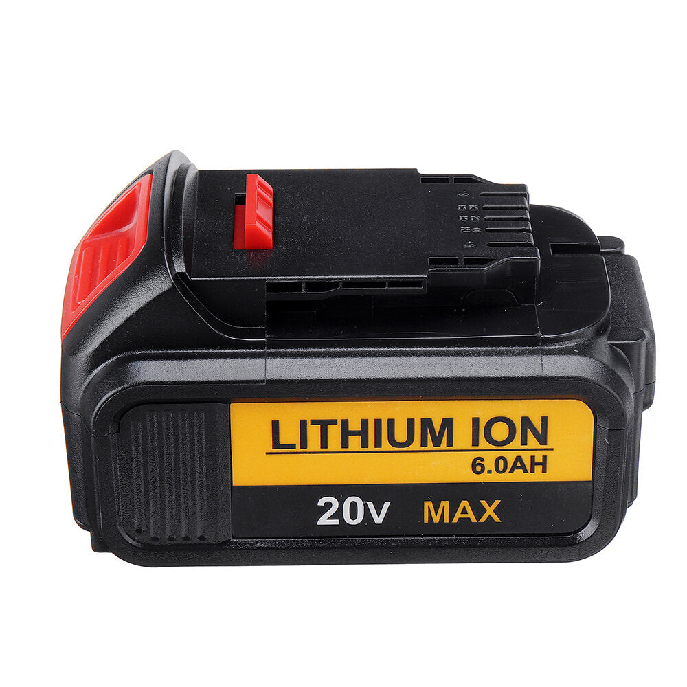 20v 6.0ah vervangbare power tool batterij vervanging voor dew dcb200 dcb180 dcb181 dcb182 dcb184 dcb201 dcb203 dcb204 dcb205 xr draadloze batterij power tool